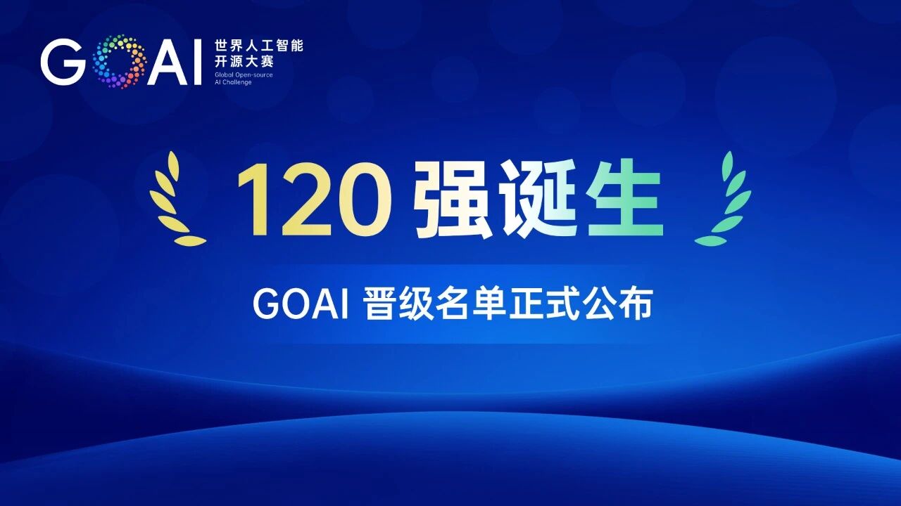 世界人工智能开源大赛(GOAI)初赛评审结果暨晋级名单公告
